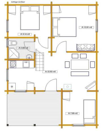 Фото номера Коттедж Дома для отпуска Viesu mājas Briedīši г. Raiskums 39